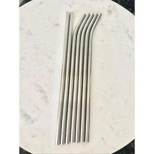 Stainless steel reusable straws